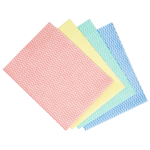 Mycket hållbara gula non-woven trasor - Paket med 25