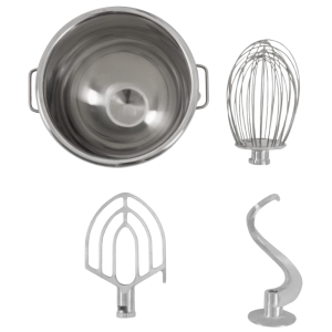Batteur Mélangeur Planétaire Numérique Aluminium et Inox - 20 L