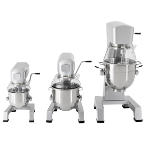 Digital planetär mixer i aluminium och rostfritt stål - 10 L