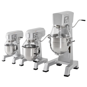 Digital planetär mixer i aluminium och rostfritt stål - 10 L