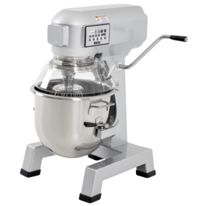 Digital planetär mixer i aluminium och rostfritt stål - 10 L
