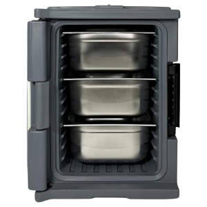 Isoterminen GN-säiliö etulatauksella Thermo-Box 600 LDPE