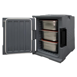 Isoterminen GN-säiliö etulatauksella Thermo-Box 600 LDPE