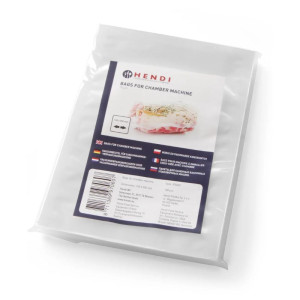 Sacs Sous Vide Lisses pour Machine à Emballer 200 x 140 mm - Lot de 100 - HENDI