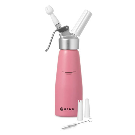 Siphon à Chantilly Rose - 0,5 L - HENDI
