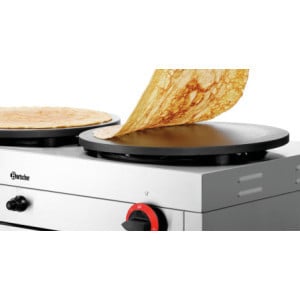 Dubbel Gasdriven Crêpière - Ø 40 cm