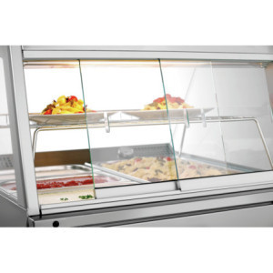 Lämmitetty vitriini - 95 L