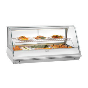 Lämmitetty vitriini - 185 L