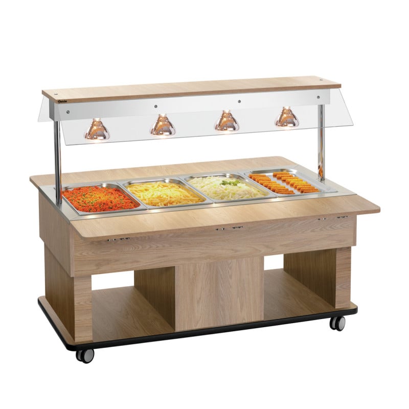Chariot Buffet Varm Barn - 4 x GN 1/1