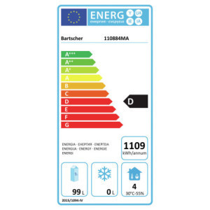 Positivt kylt bord med 6 lådor GN 1/1 med bakkant