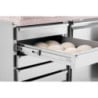 Refrigerated Pizza Cabinet with 2 Doors and 7 Drawers
