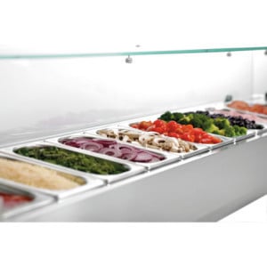 Saladette Jääkaappi Pöydälle - 10 x GN 1/4
