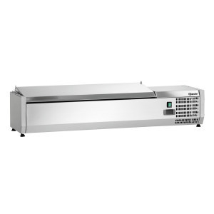 Saladette Kylbänk i Rostfritt Stål - 5 x GN 1/4