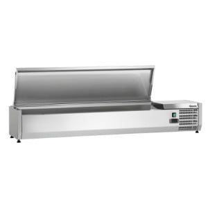 Saladette Jääkaappi Ruostumaton Teräs - 7 x GN 1/4