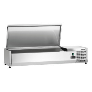 Saladette Kylbänk i Rostfritt Stål - 3 x GN 1/3 + 1 x GN 1/2