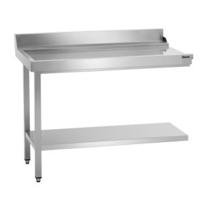 Lastningsbord för diskmaskin - L 1200 mm - Bartscher