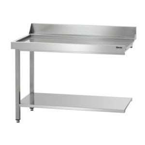 Astianpesukoneen lastauspöytä - L 1200 mm - Bartscher