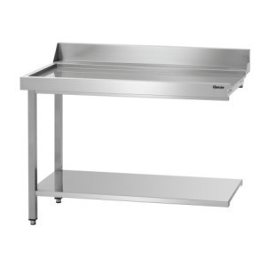 Lastningsbord för diskmaskin - L 1200 mm - Bartscher