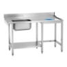 Lajittelupöytä altaalla ja reiällä - L 1495 x S 730 mm - Bartscher