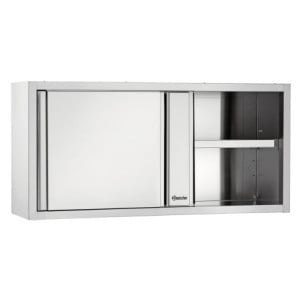 Seinään kiinnitettävä ruostumattomasta teräksestä valmistettu kaappi - L 1200 mm - Bartscher