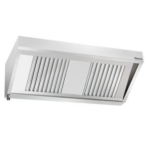 Seinämallinen liesituuletin moottorilla ja valaistuksella - L 1500 x S 700 mm - Bartscher