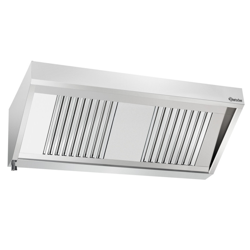 Seinämallinen liesituuletin moottorilla ja valaistuksella - L 1500 x S 700 mm - Bartscher Seinämallinen liesituuletin moottorilla ja valaistuksella - L 1500 x S 700 mm - Bartscher
