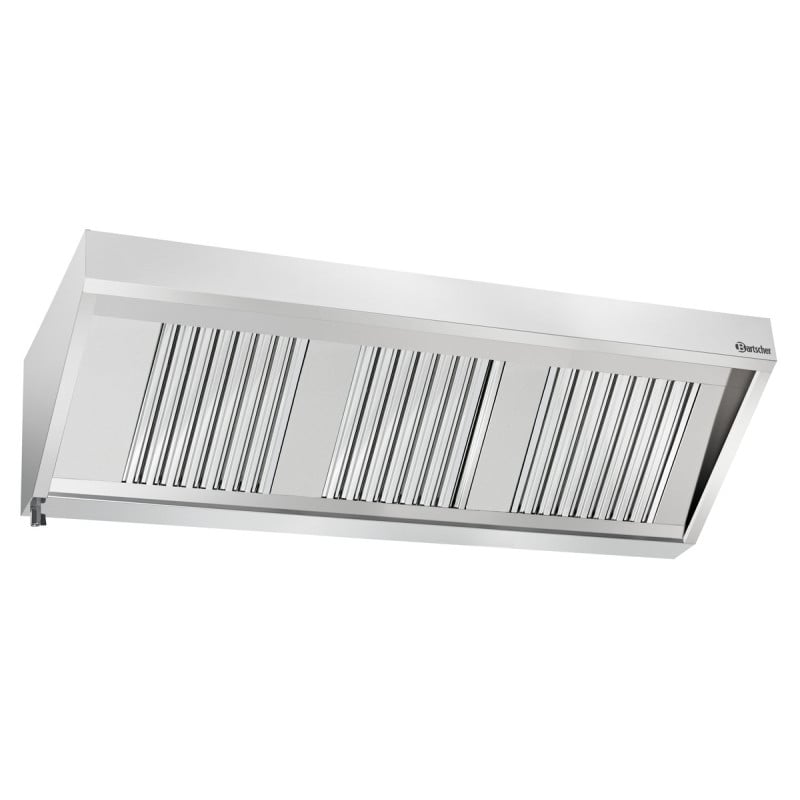Wall-Mounted Hood with Motor and Lighting - L 1800 x D 700 mm - Bartscher