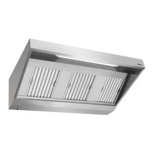 Wall-Mounted Hood with Motor and Lighting - L 1700 x D 900 mm - Bartscher