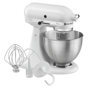 KitchenAid White Mixer - 4.28 L - Bartscher