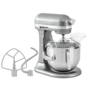 KitchenAid Silver Mixer - 6,6 L - Bartscher