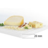 Skärbräda 325 x 265 mm - Vit - 20 mm Tjocklek - Bartscher