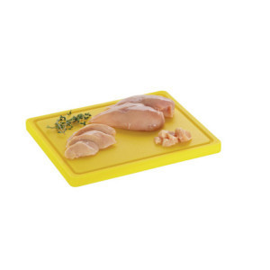 Skärbräda 325 x 265 mm - Gul - 20 mm Tjocklek - Bartscher
