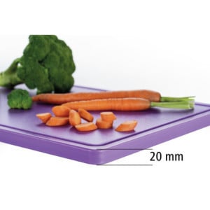 Leikkuulauta 530 x 325 mm - Violetti - 20 mm Paksuus - Bartscher