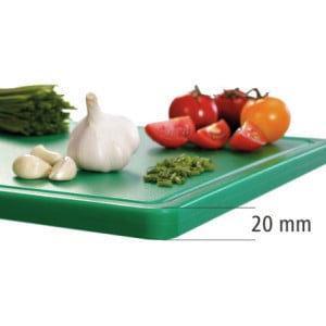 Leikkuulauta 530 x 325 mm - Vihreä - 20 mm Paksuus - Bartscher