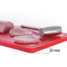 Skärbräda 530 x 325 mm - Röd - 20 mm Tjocklek - Bartscher