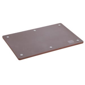 Skärbräda 600 x 400 mm - Brun - 16 mm Tjocklek - Bartscher