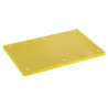Skärbräda 600 x 400 mm - Gul - 16 mm tjock - Bartscher