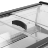 Réfrigérateur avec Couvercle Coulissant Vitré Plat - 105 L - TEFCOLD