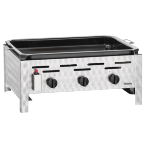 Kombinerad Gasgrill - 3 Brännare