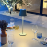 Touch LED-bordslampa Kelly Olive med laddningsbricka - Set om 6 - Lumisky