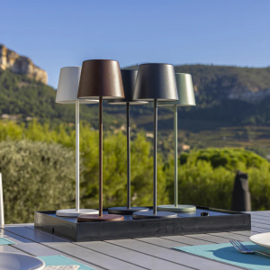 Induktionsladdningsplatta för 6 bordslampor - Kelly Plate - Lumisky