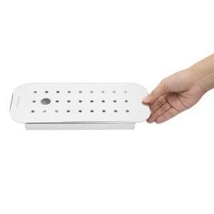 Droppbricka i rostfritt stål - GN 1/3 - Gastronoble
