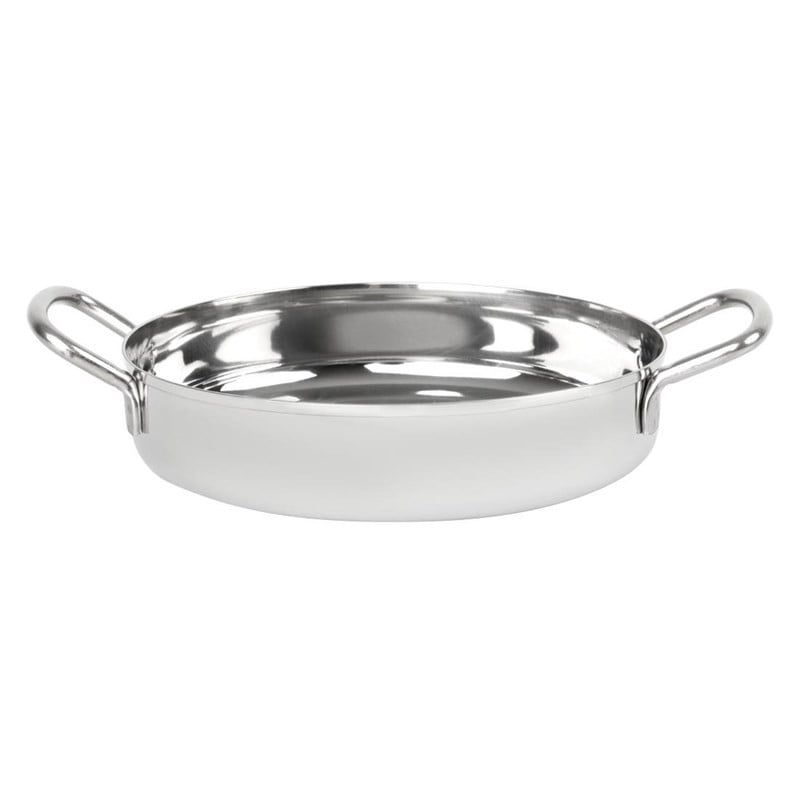 Plat i rostfritt stål bordsservering 150 mm - Gastronoble