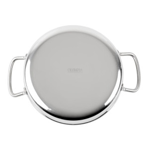 Plat i rostfritt stål bordsservering 150 mm - Gastronoble