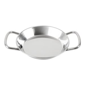 Mini Paellapannu ruostumattomasta teräksestä 120mm - Gastronoble