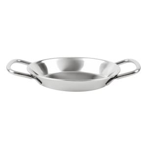 Mini Paellapannu ruostumattomasta teräksestä 120mm - Gastronoble