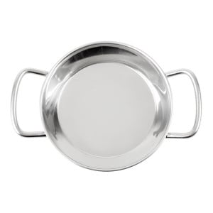 Mini Paellapannu ruostumattomasta teräksestä 120mm - Gastronoble