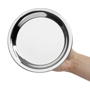 Plateau i rostfritt stål Ø 150mm - Gastronoble