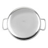 Plat i hamrad rostfritt stål för bordsservering 180mm - Gastronoble