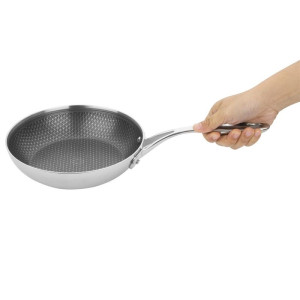 Sauteuse i rostfritt stål 20 cm - Gastronoble